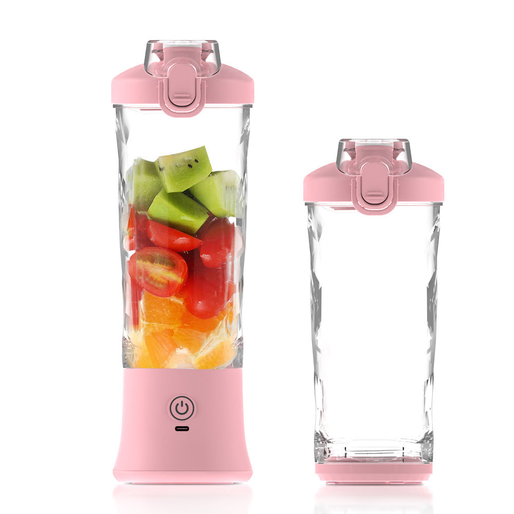 Portable Blender Juicer – USB Rechargeable 6-Blade Mini Smoothie Maker - Teglex