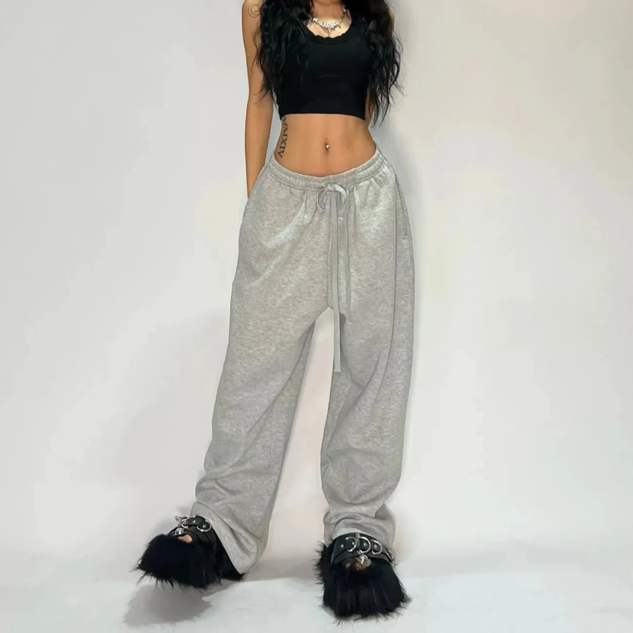 Lässige, locker geschnittene gestreifte Hosen mit geradem Bein, Sommer-Modetrend 2025, Marken-Street-Hip-Hop-Jogginghose für Herren und Damen, Harajuku-Sweatpants