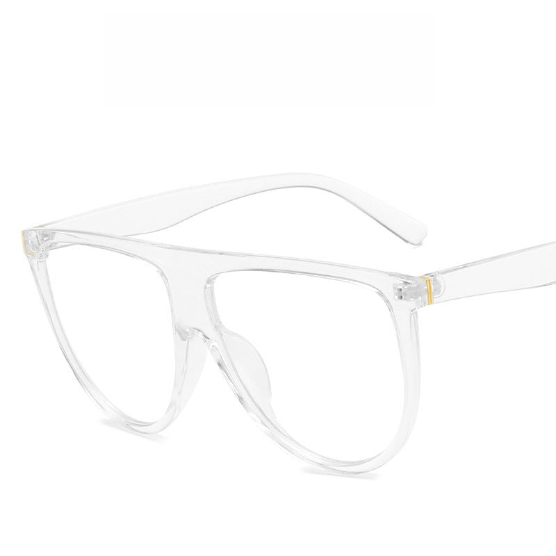 Damen Oversize Mode Einteilige Strandsonnenbrille