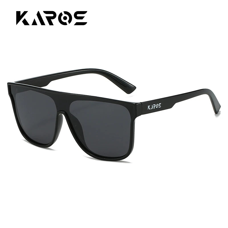 KAROS Polarized Oversized Fashion Sunglasses Men Women Outdoor Large Frame Sports Goggle Beach Sun Glasses Polarized UV400 Eyew