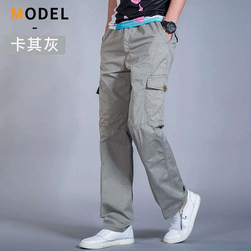 Herren Cargo Jogger Hose 6XL Baumwolle Freizeit Sweatpants