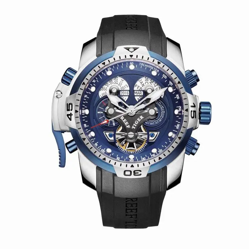 Reef Tiger RGA3503 Ewiger Kalender Mechanische Armbanduhr