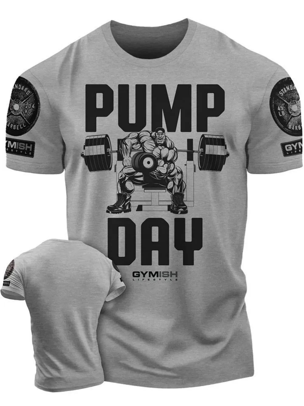 Men's Adrenaline Gym Letter Print T-Shirt – Breathable