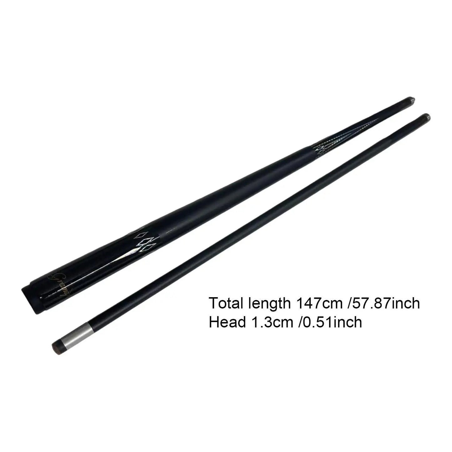 Pool Cue Carbon Fiber 13mm Tip Full Size 58" Billiard Pool Stick for Billiard