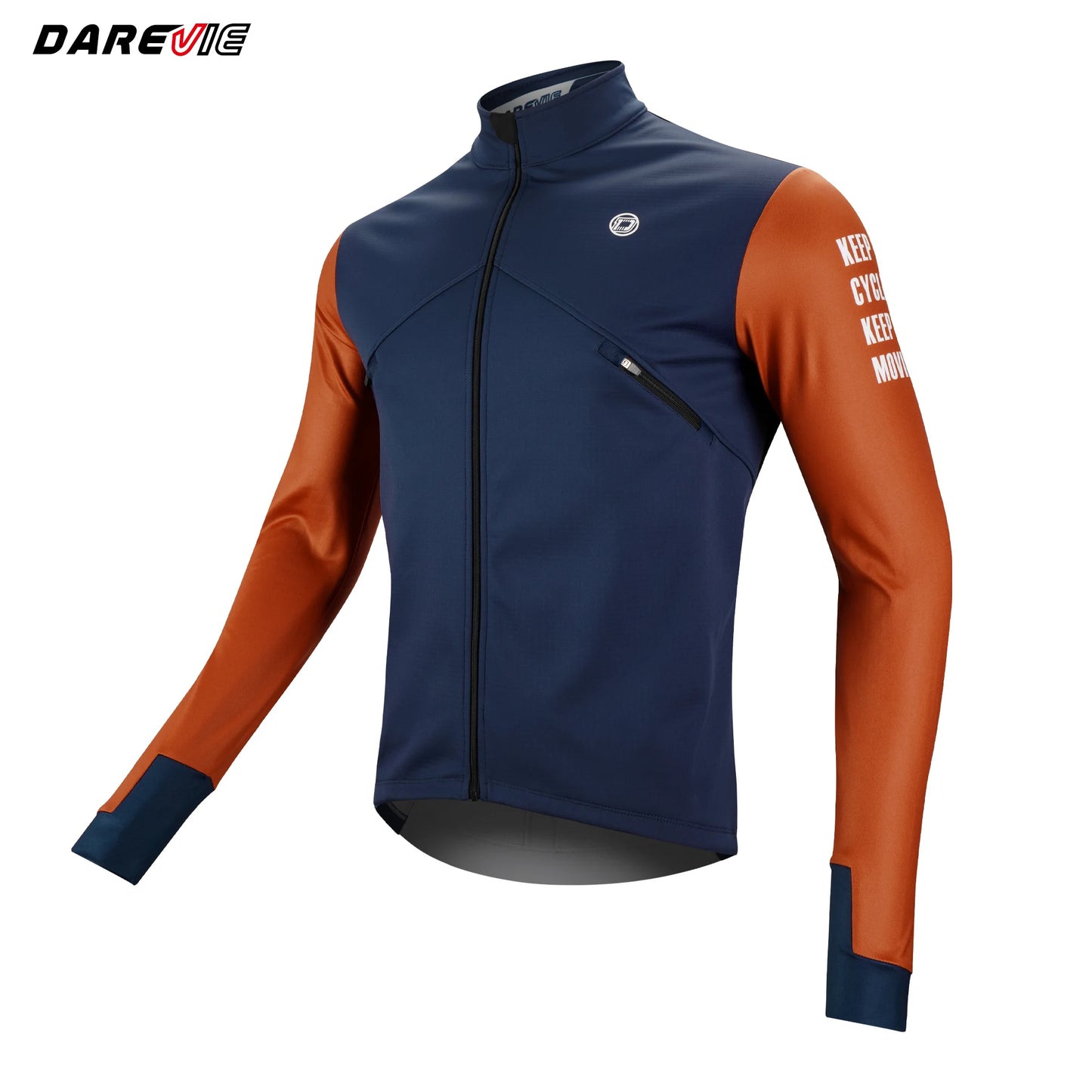 Men's Windproof Fleece Cycling Jacket Pro Fit 👌