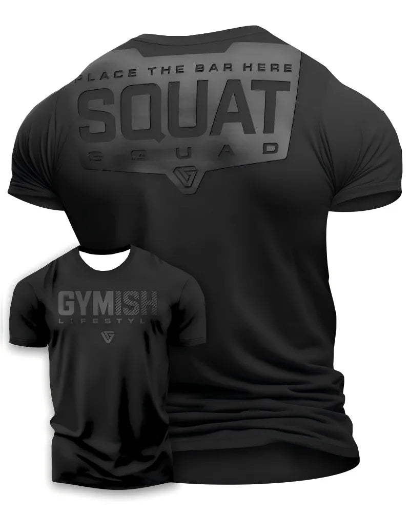 Herren Gym T-Shirt mit Buchstaben-Print, atmungsaktiv, Sport