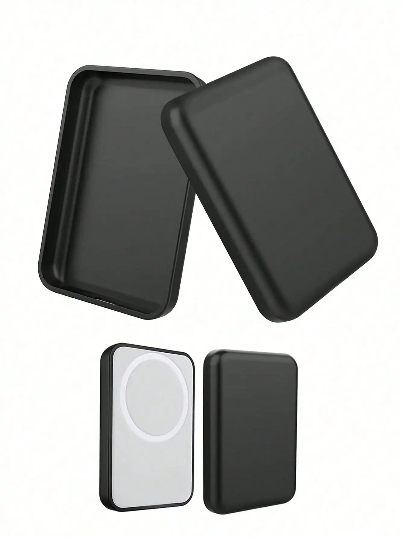 Black TPU Protective Case for Apple MagSafe Wireless Power Bank