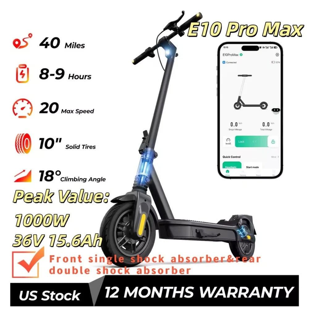 Foldable 500W 36V Commuter Electric Scooter Adult