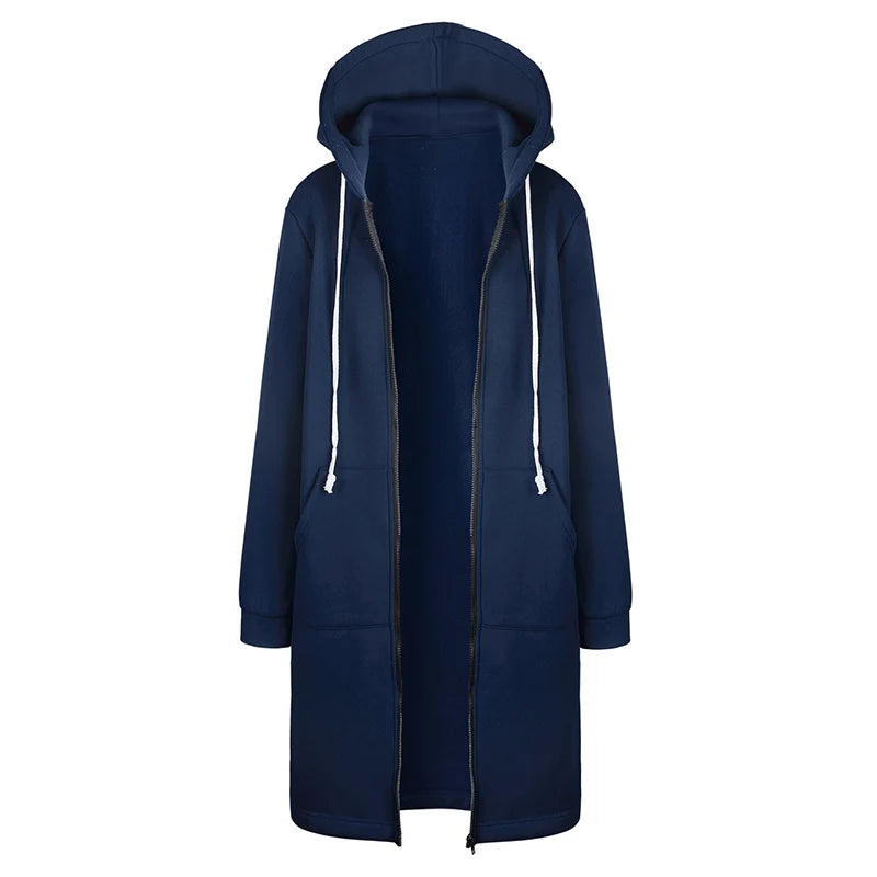 Women's Winter Thicken Hoodie Parka Jacket