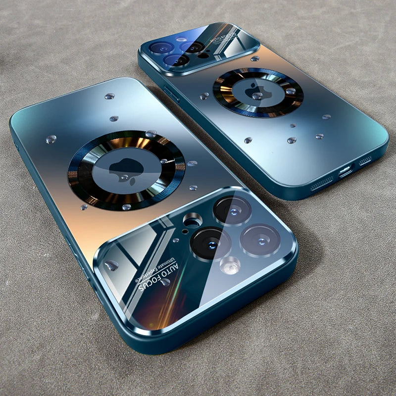MagSafe Glass Camera iPhone Case – Wireless Charging