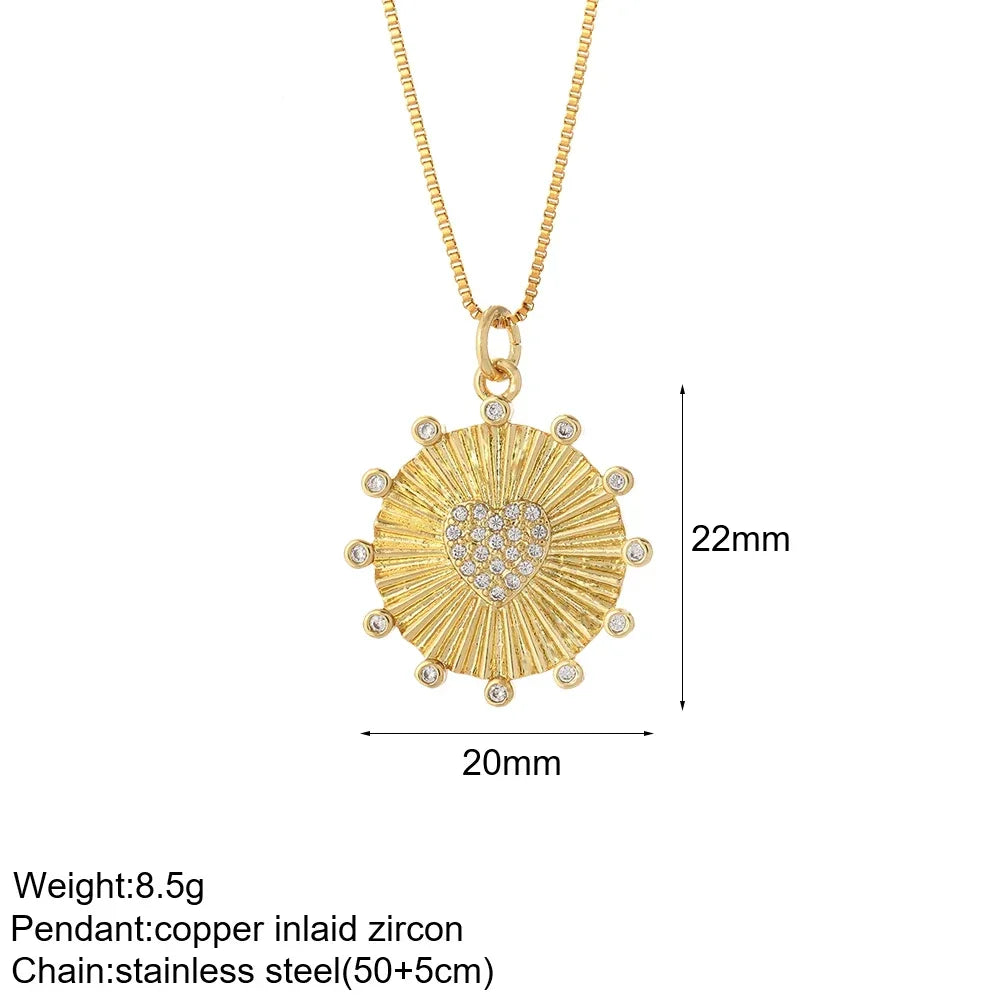 Celestial & Animal Charm Necklace - Stainless Steel Versatility | Teglex