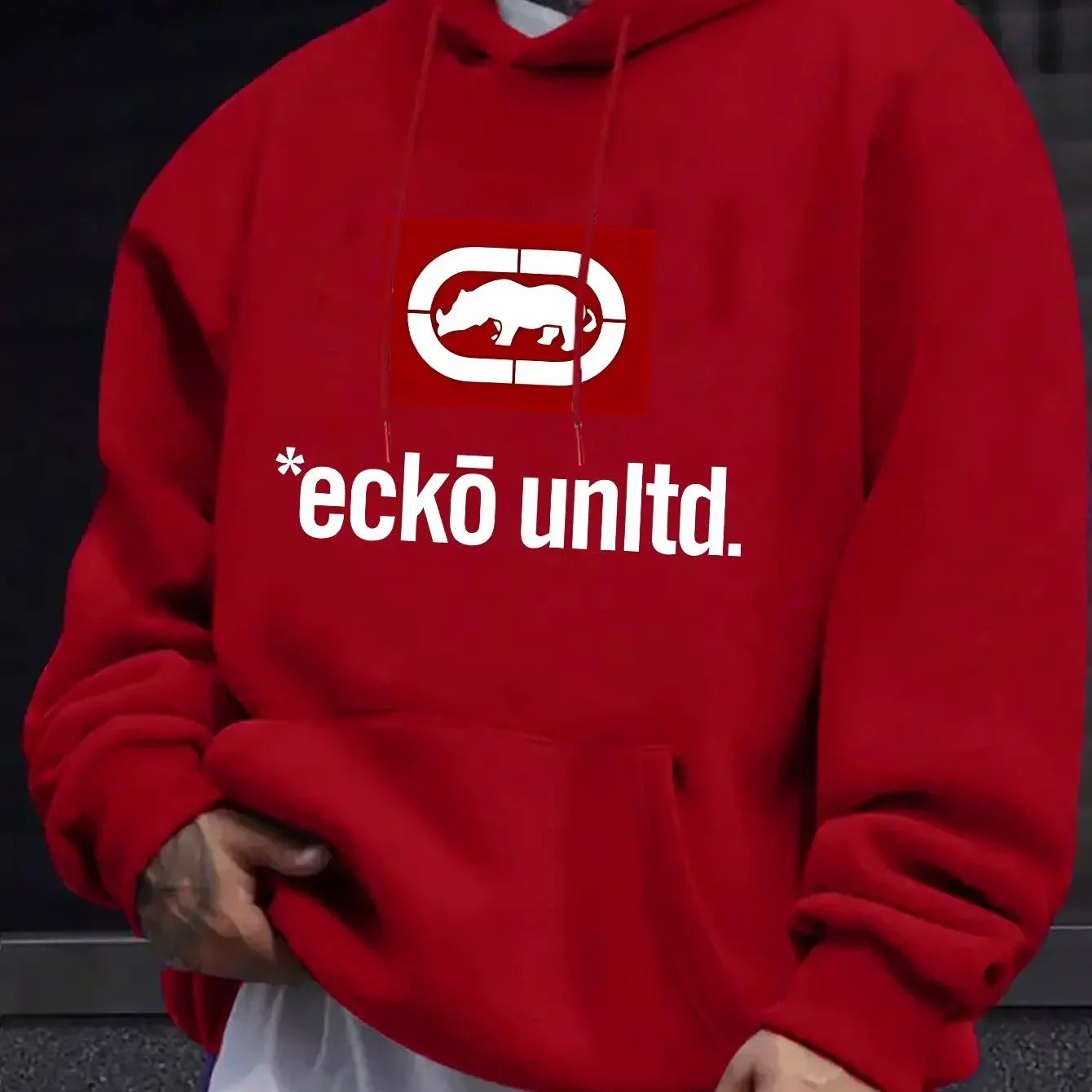 Ecko Unlimited Herren-Kapuzenpullover mit Grafik – Pullover in normaler Passform