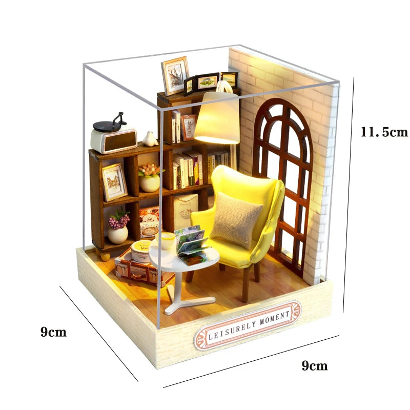 DIY Miniature Doll House 3D Puzzle Building Model Kit