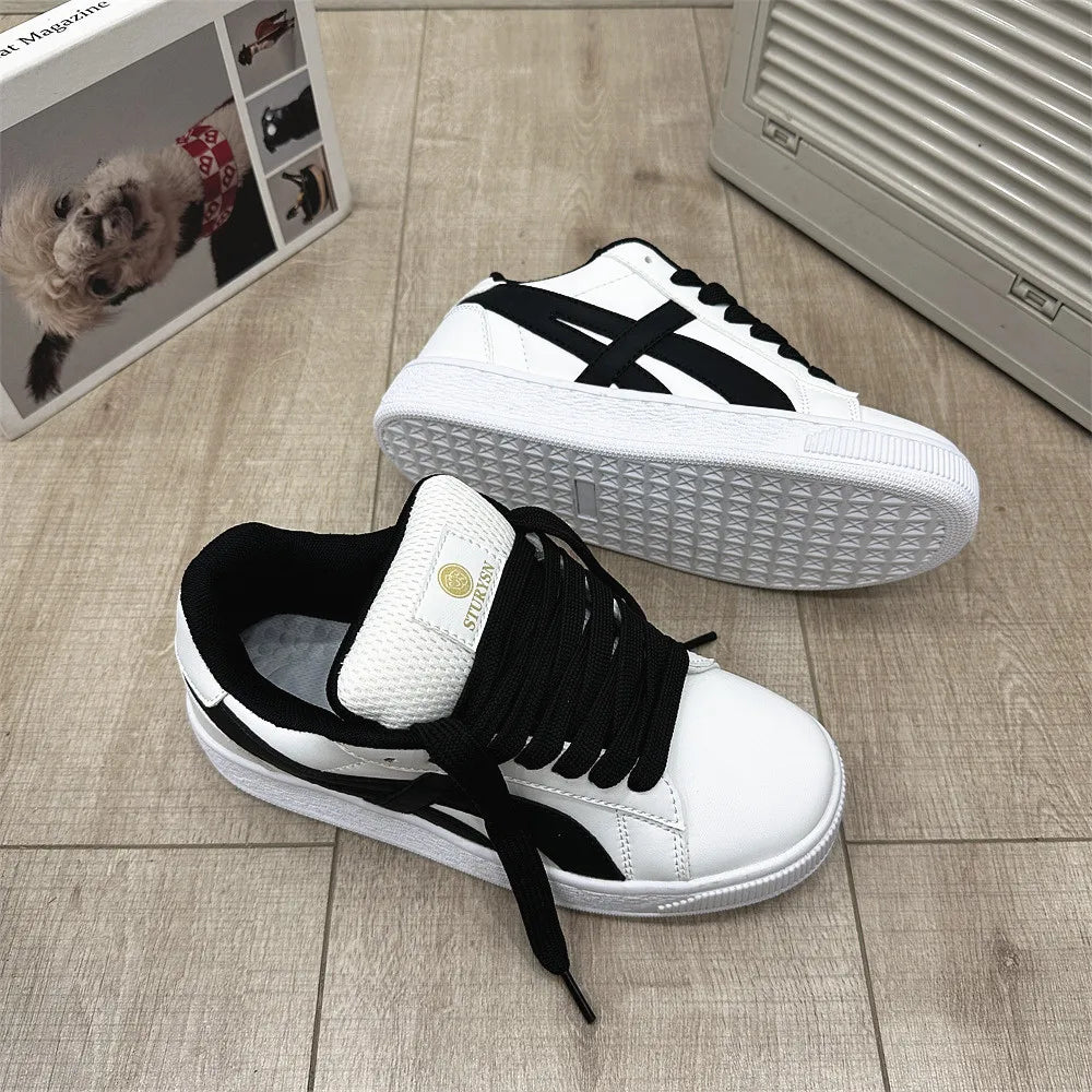 Retro Hong Kong Black Bread Shoes – Unisex Sneakers