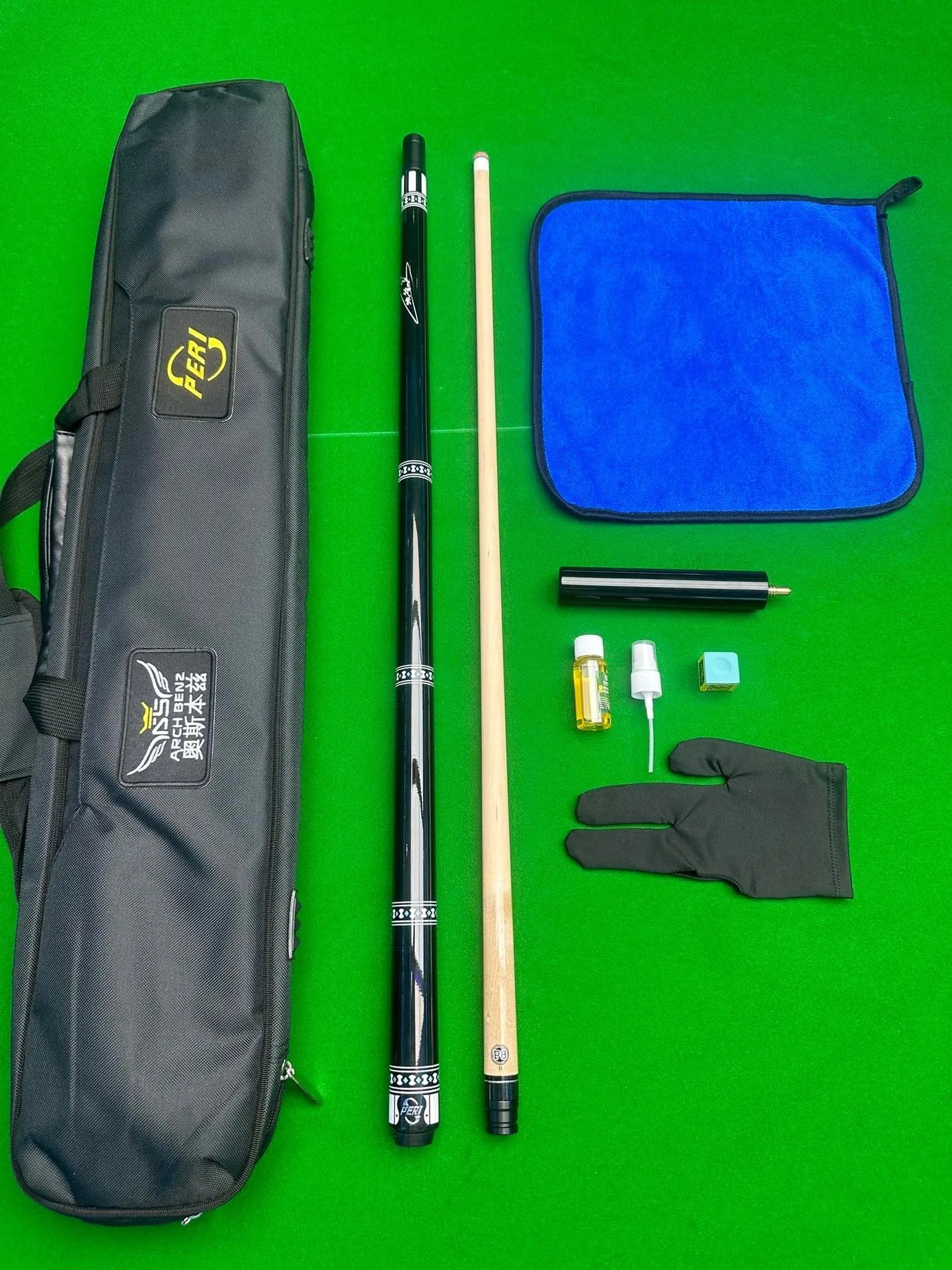 PERI SY04 Canadian Maple Pool Cue Set – 58" Professional