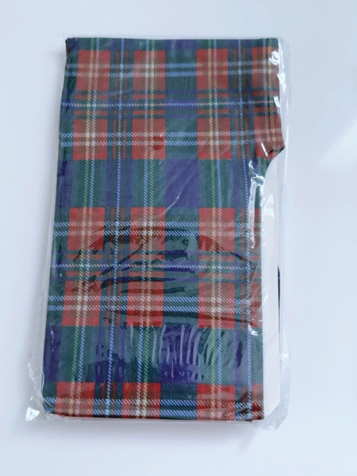 Fashion Damen Klassische Schottenkaro Semi-Opake Strumpfhose Bedruckte Strumpfhose Rot Lila Blau Grün Schottenkaro Muster Strumpfhose