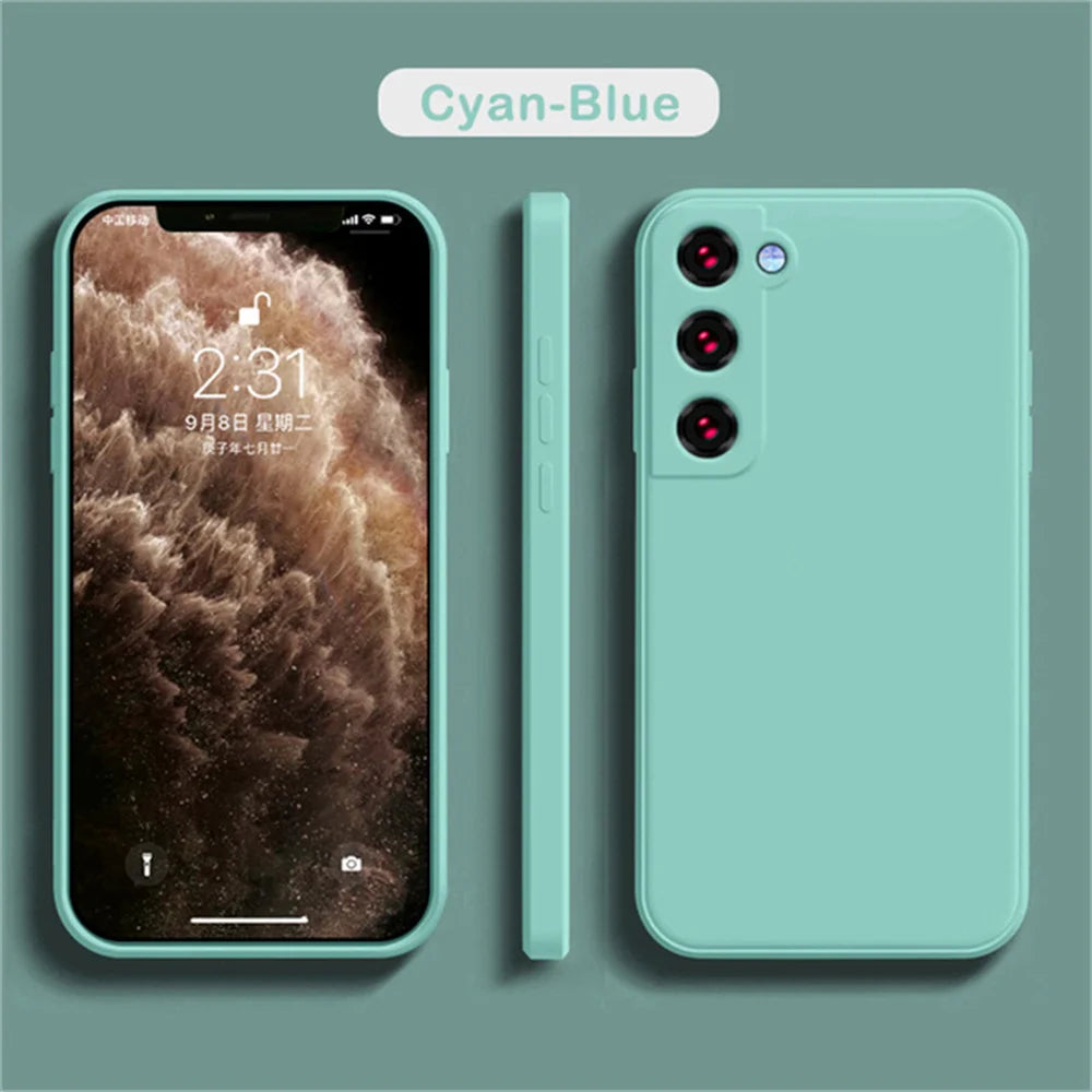 Luxury Liquid Silicone Case for Samsung Galaxy S25