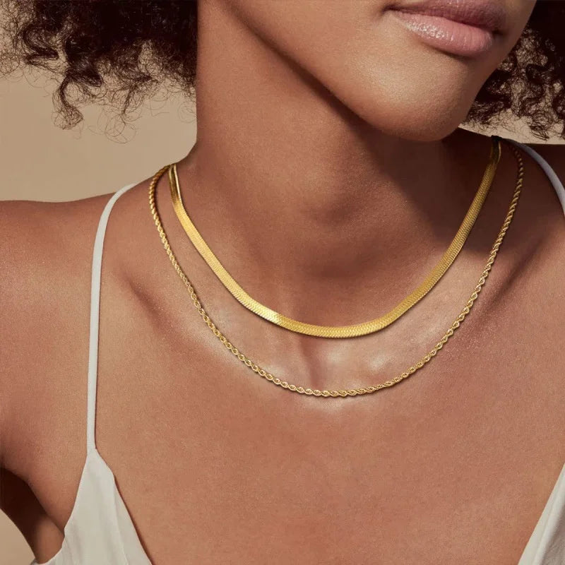 Cross Pendant Necklace | Gold Minimalist Unisex - Teglex