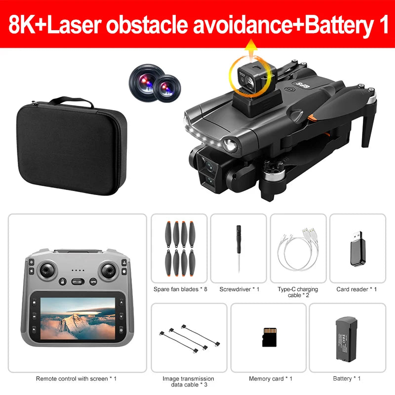 Mijia V198MAX 8K FPV Drohne Laser-Hindernisvermeidung