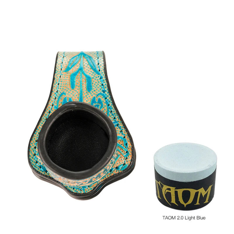 Taom Chalk Pyro Chalk V10 Soft Blue Billiard Pool Chalk 2.0 Pyramid Pink Green Snooker for Professional Round Billiards Chalk - Teglex