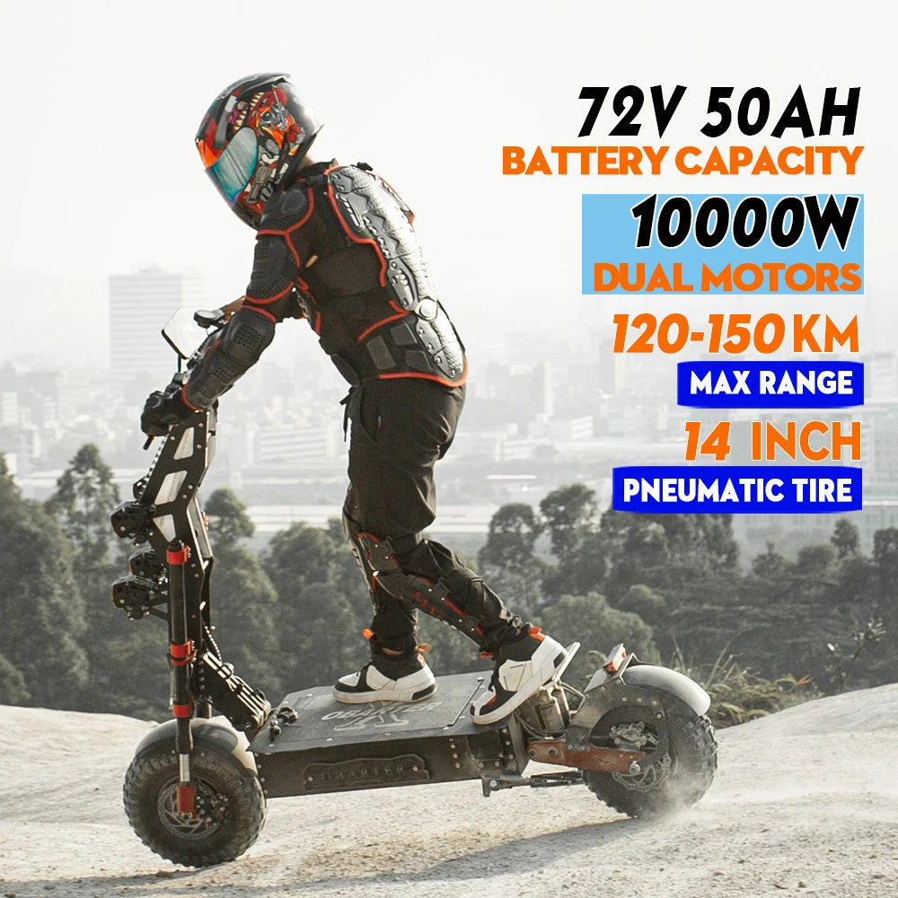 Obarter X7 10000W Off-Road Fat Tire E-Scooter 240KM