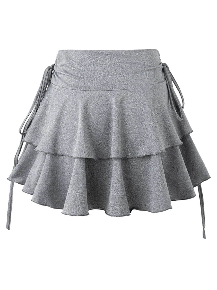 2025 New Solid Color Skirt Women Summer Fashion Outdoor Versatile High Waist Slim Fit Elastic Waist Short Skirt Goods In Stock - Teglex