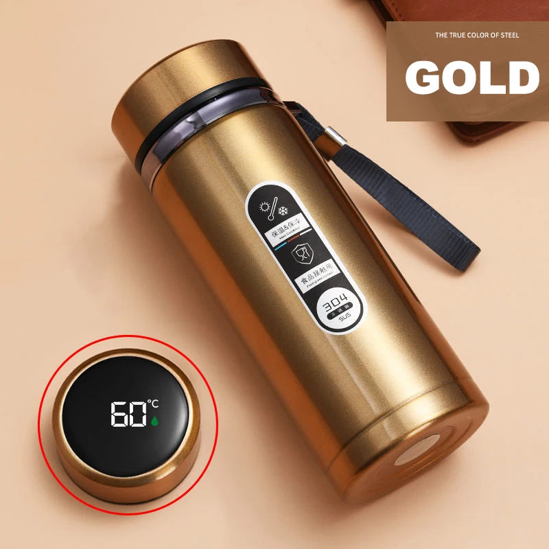 1L Stainless Steel Thermos Vacuum Flask Hot & Cold