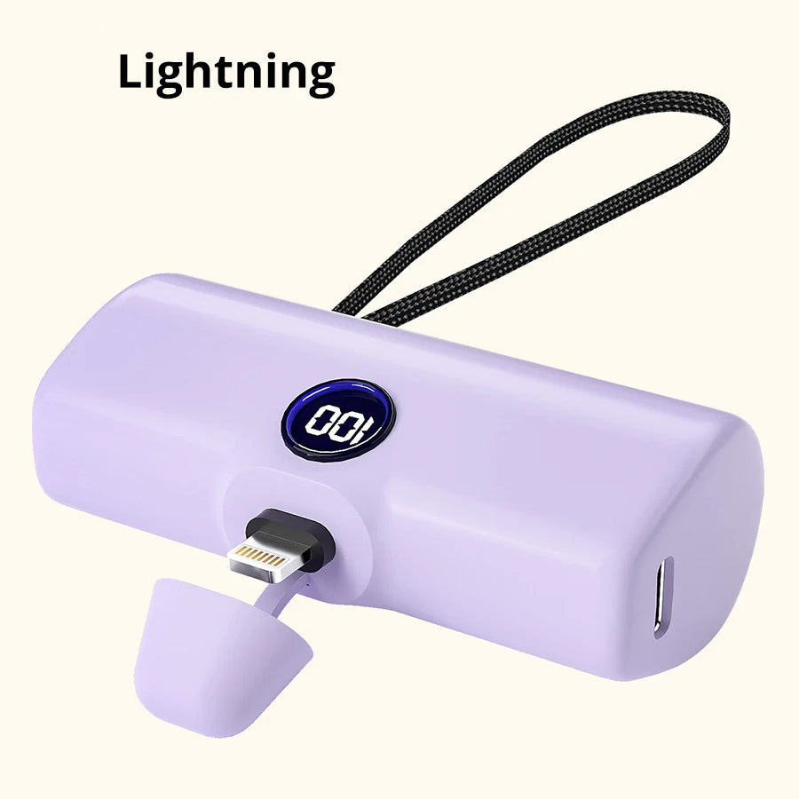 Liboer Fast Charging Power Bank – LED Display Compact