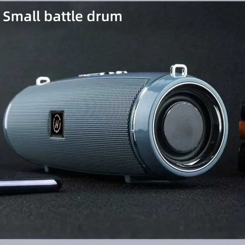 200W Peak Power Portable Bluetooth Speaker IPX7 Waterproof Outdoor HIFI Pillar Subwoofer Stereo Soundbox FM Radio TF Boom Box
