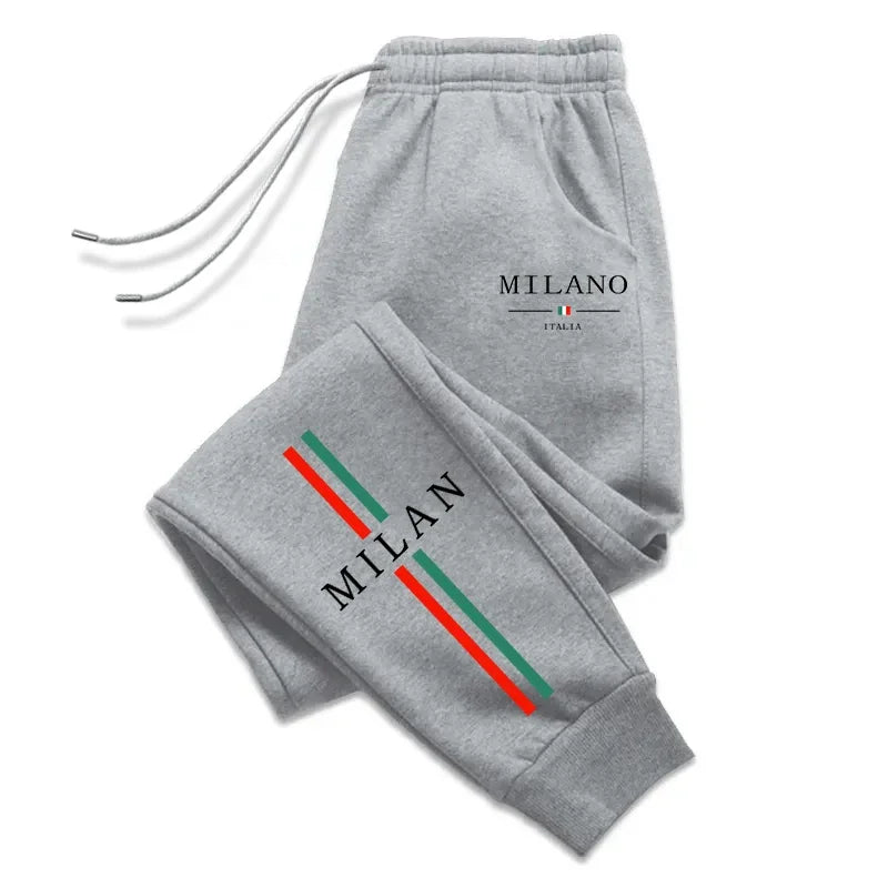 Mailand-Stadt-Print Herren Freizeit Sporthose
