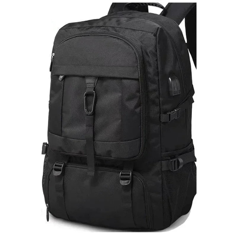 Large Waterproof Travel Backpack Shoe Compartment