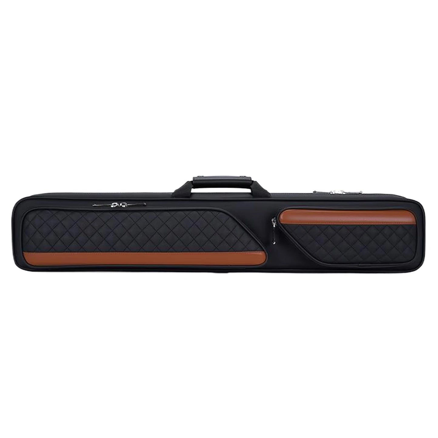 1/2 Portable Pool Cue Case Snooker Pool Cue Bag Oxford Cloth Lightweight Soft Billiard Cue Stick Storage Pouch Sport Accessories