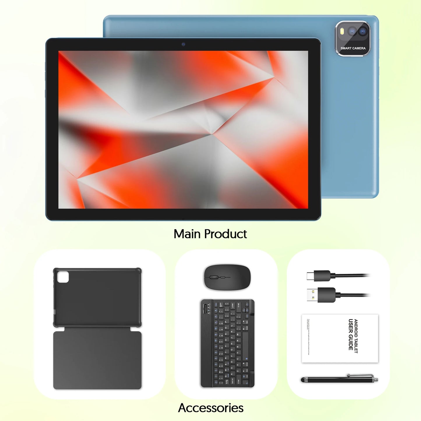 BAKEN 10" Android 15 Tablet | 12GB RAM 64GB 5G WiFi