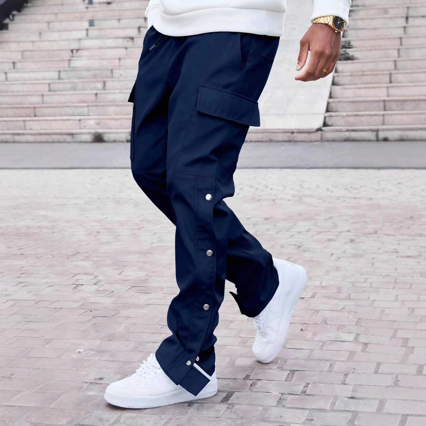 Herren Multi-Pocket Arbeitshose | High Street Style