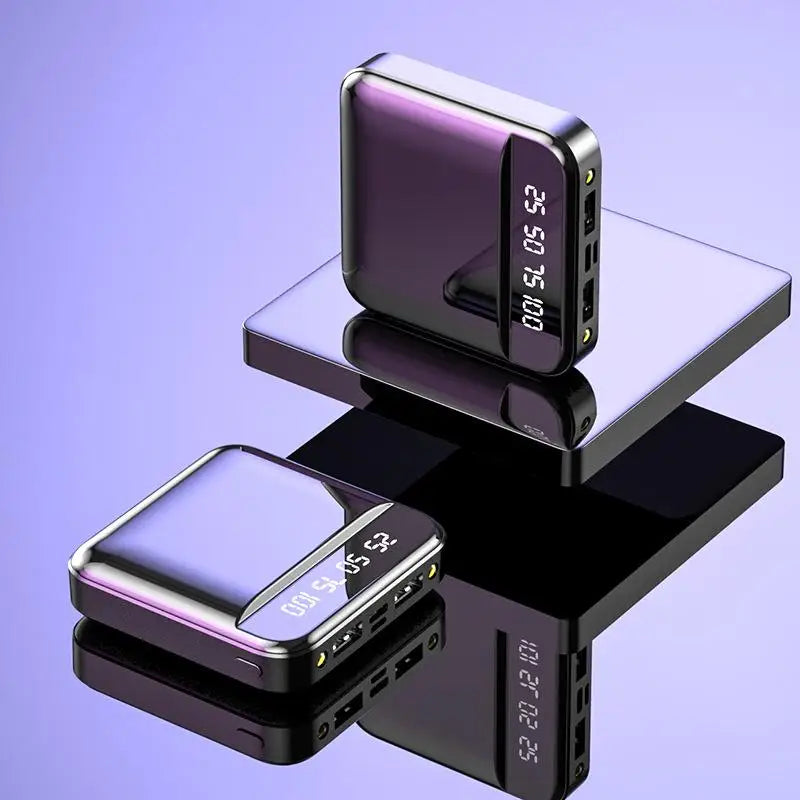 Mini Power Bank 300000mAh LED Mirror Screen