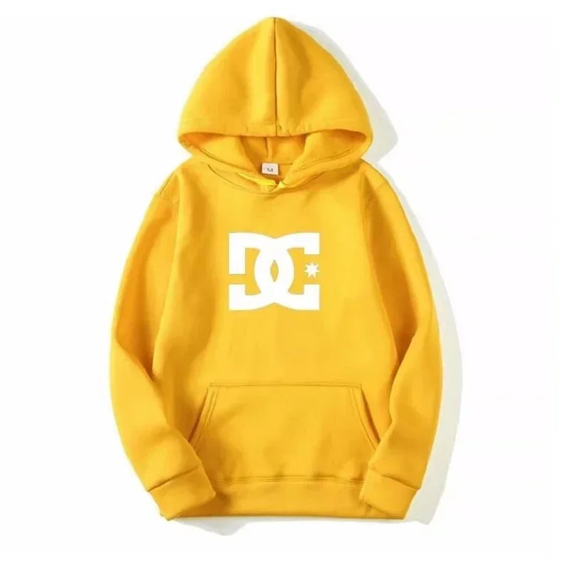 Letter Print Men's Hoodie Men's and Women's Fashion Simple Long Sleeve Sweatshirt Autumn and Winter Street Gym Hoodie - Teglex -
