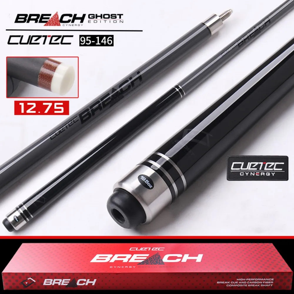 Cuetec Carbon Cynergy Ghost Jump 13.9mm /Breach Break Pool Cue Stick12.75mm