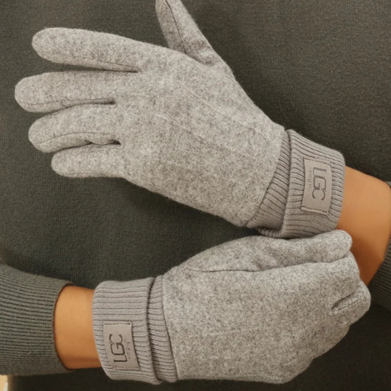 Damen Kaschmir Touchscreen-Handschuhe – Dicke Winter