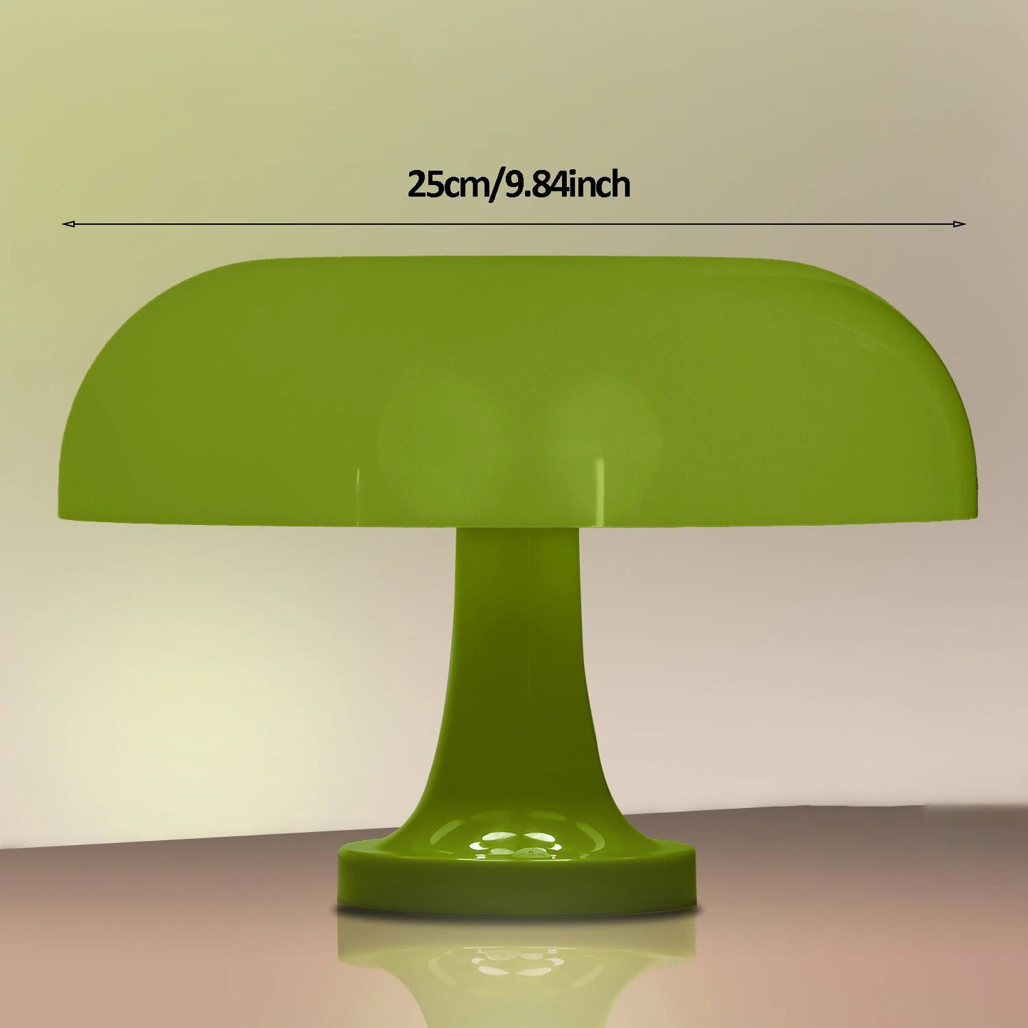 Klassische Pilz-Tischlampe Moderne Bauhaus-Kunst-Tischlampe Schlafzimmer-Nachttischlampe Dänische Designer Orange Dekorative Tischlampe