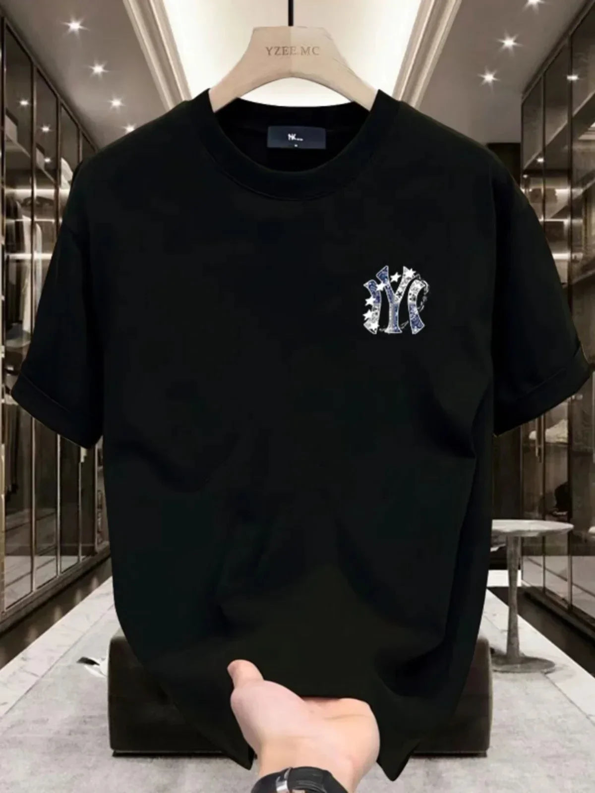 Summer high quality male street Hara Sukawa word fashion printed T-shirt 100% cotton leisure outdoor loose round neck T-shirt - Teglex -