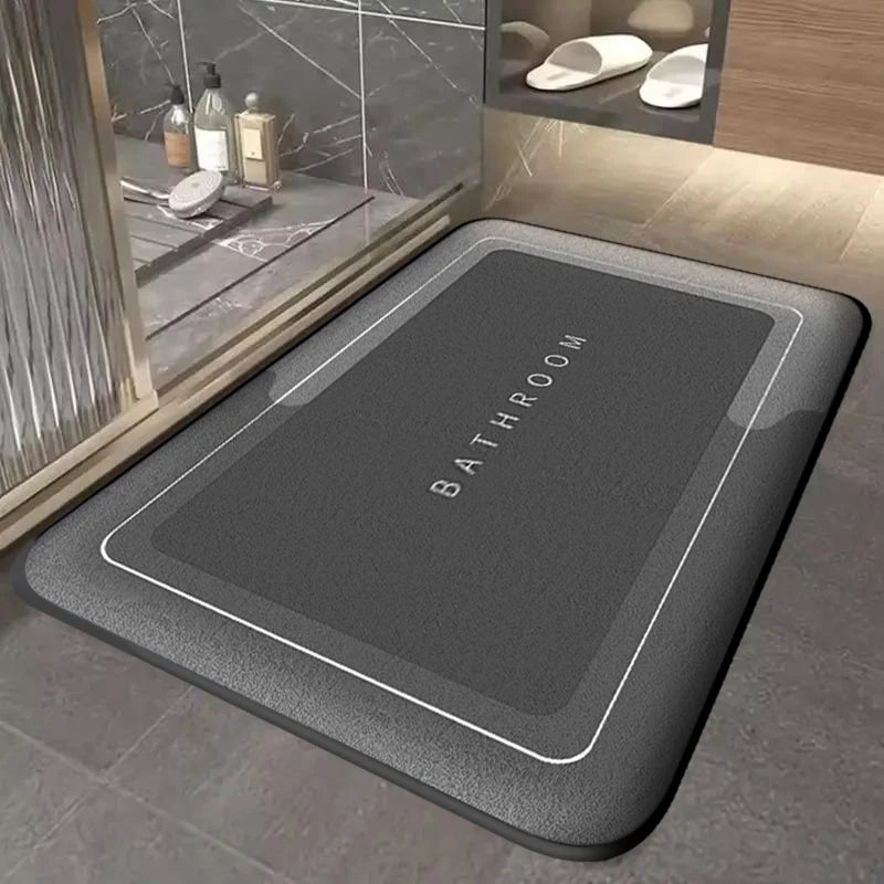 Non-Slip Absorbent Bathroom Kitchen Door Mat Quick-Dry