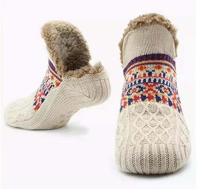 Winter Non-Slip Warm Floor Socks Velvet Boot Unisex Home Wear