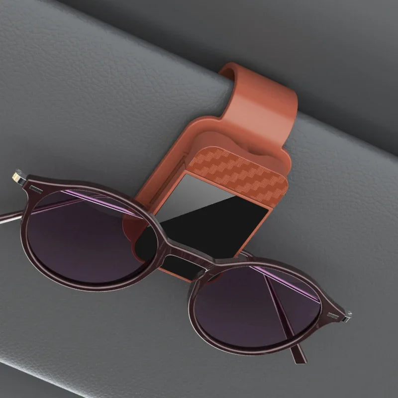 Auto-Sonnenblenden-Sonnenbrillen-Clip-Halter Stabile Brillenaufhängung Karten-Ticket-Organizer Innenaufbewahrungs-Clip Autozubehör