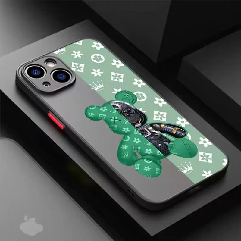 Luxus Bär iPhone Hülle Stoßfeste Abdeckung