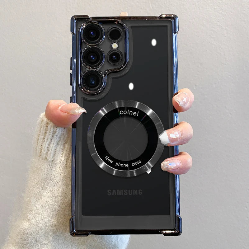 Magnetische kabellose Ladehülle Samsung S25 S24 S23 S22 S21