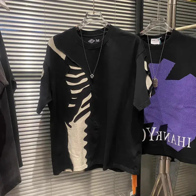 Herren T-Shirt mit Rundhalsausschnitt, lockerer Passform und atmungsaktivem Material