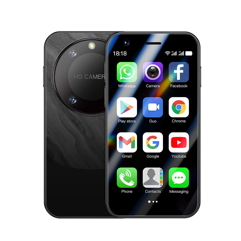 SOYES F8 Mini Smartphone 3.0 Zoll Android 8.1 Dual SIM 3G Netzwerk Kleines Handy, 2GB RAM 16GB ROM, Tragbares Studentengeschenk für Kinder