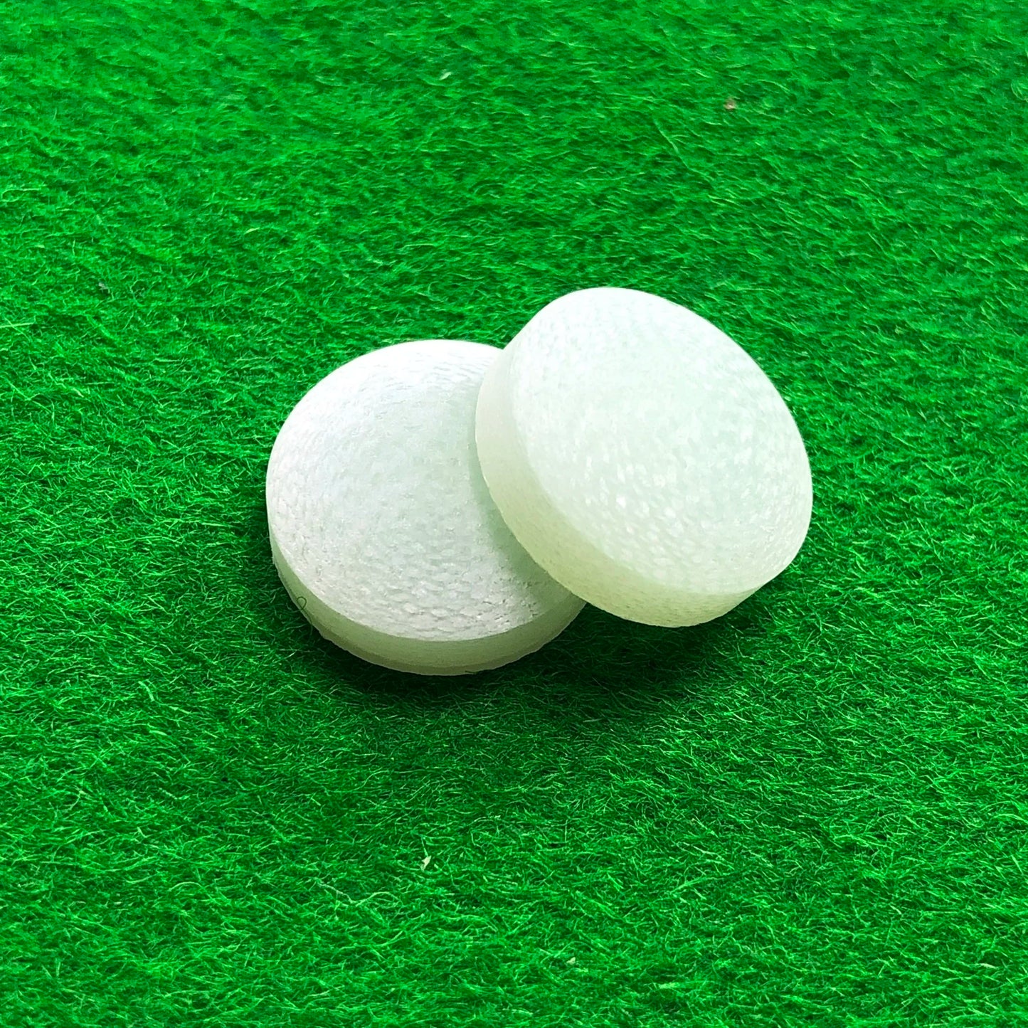2 STÜCK 14mm Break Jump Queuespitzen Grüne Fiber-Spitzen für Poolbillard Queue Billard Zubehör