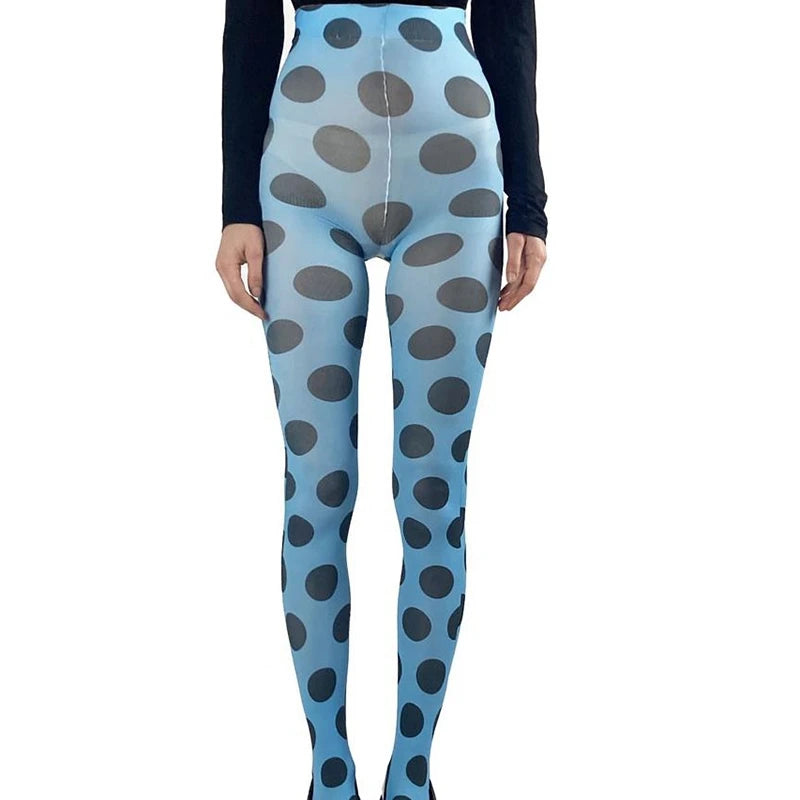 Batik Strumpfhose Hohlnetz Grunge