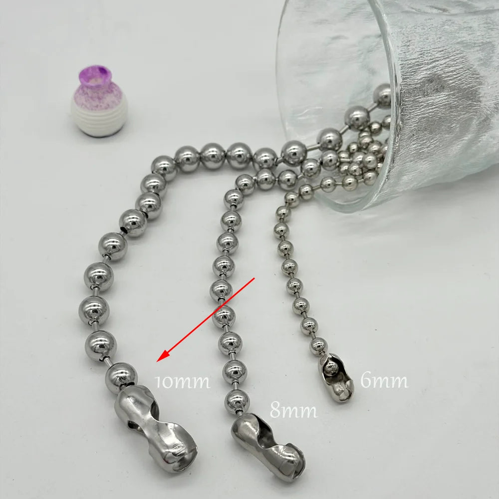 Chunky Ball Chain Choker Necklace Aesthetic